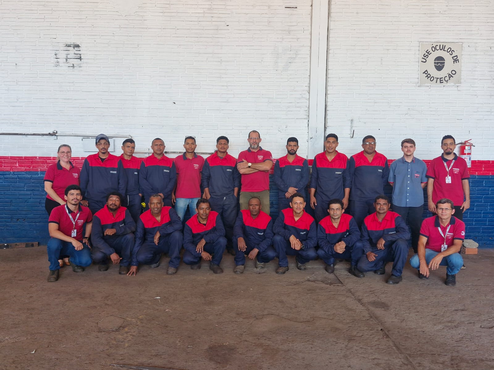 Equipe operacional Pavel reunida
